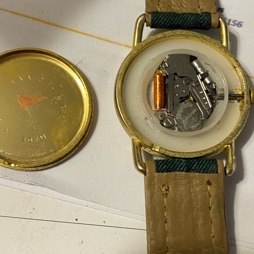 Maxim Quartz golf watch.‎ Japan movement.  The golf ball moves as second hand. - Picture 13 of 15
